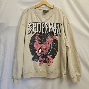 Marvel Spider-Man Crewneck Sweater Adult Unisex XL